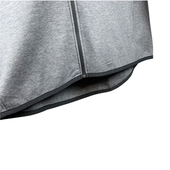 Zella Grey Athletic Zip Up Mock Neck Hoodie Sweatshirt Leisurewear Yoga XL - Picture 4 of 9